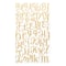 Gold Glitter Script Alphabet Stickers by Recollections&#x2122;